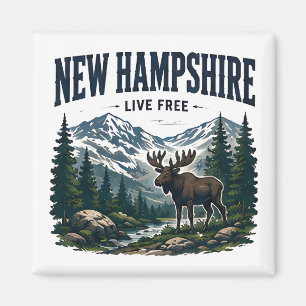 Abenteuer in den White Mountains von New Hampshire Magnet
