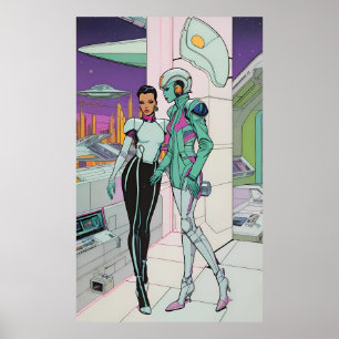 Abenteuer in einem Einkaufszentrum aus dem 25. Jah Poster