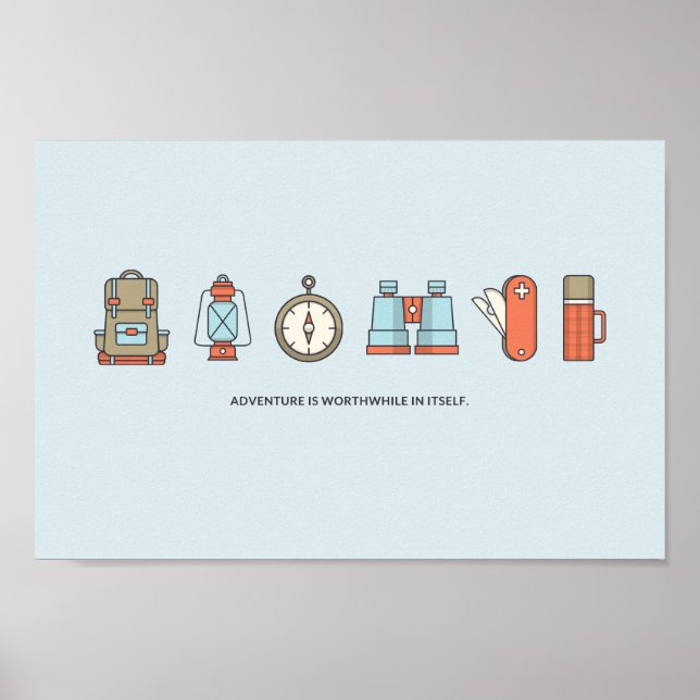 ABENTEUER IST AN SICH SEHR WERT POSTER (Vorne)