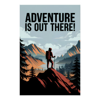 Abenteuer ist da draußen poster