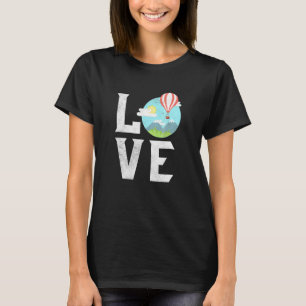 Abenteuer ist draußen Luft Ballon Flug Ballooni T-Shirt