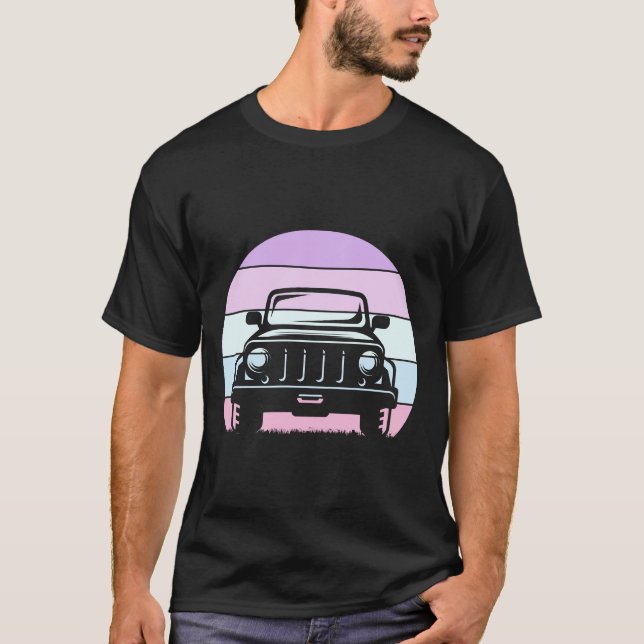 Abenteuer Jeep T-Shirt (Vorderseite)