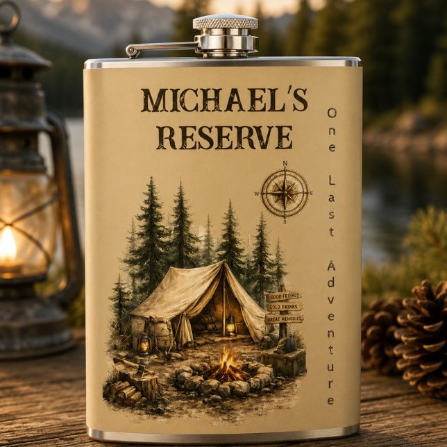 Abenteuer Junggesellenabschied Whiskey-Geschenk fü Flachmann (Von Creator hochgeladen)