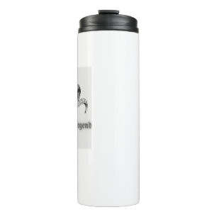 Abenteuer-Legende – Ram Skull Gothic-Emblem Thermosbecher