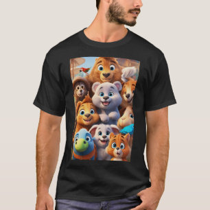 Abenteuer mit Adorable Animals" T-Shirt