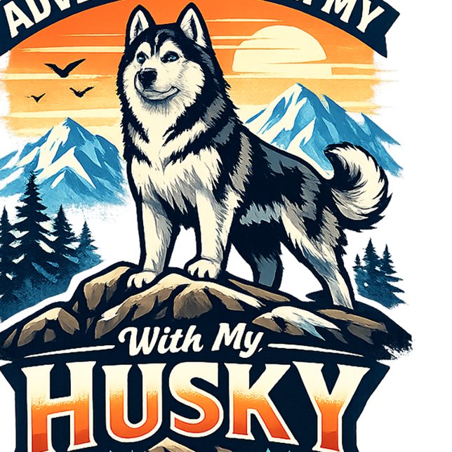 Abenteuer Mit Meinem Husky-Hundefreund Cap Truckerkappe (Von Creator hochgeladen)