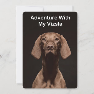 Abenteuer mit meinem Vizsla Einladung