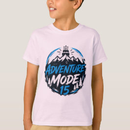 Abenteuer-Modus 15 Teenager Grafik-T-Shirt T-Shirt