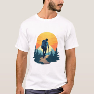 Abenteuer Natur Illustration T-Shirt