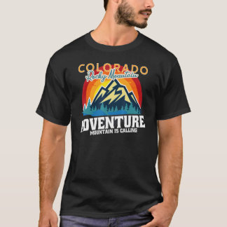 Abenteuer nennt Colorado Big Sky Wanderberg T-Shirt