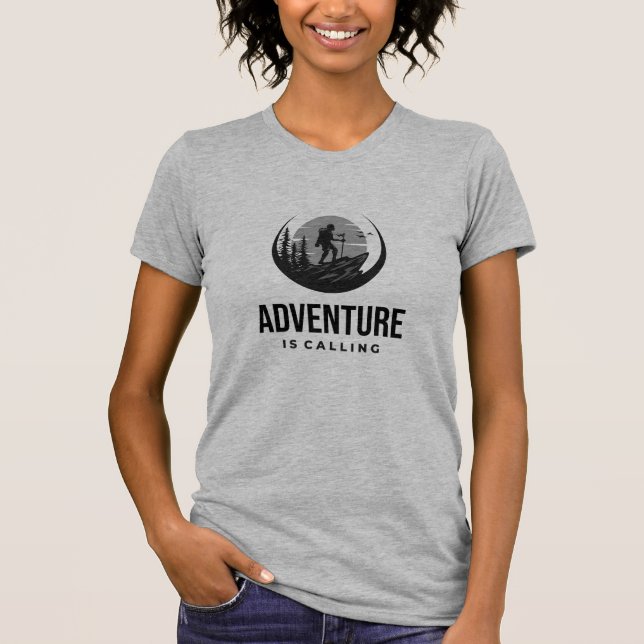 Abenteuer nennt Inspiration und Abenteuer T-Shirt (Vorderseite)