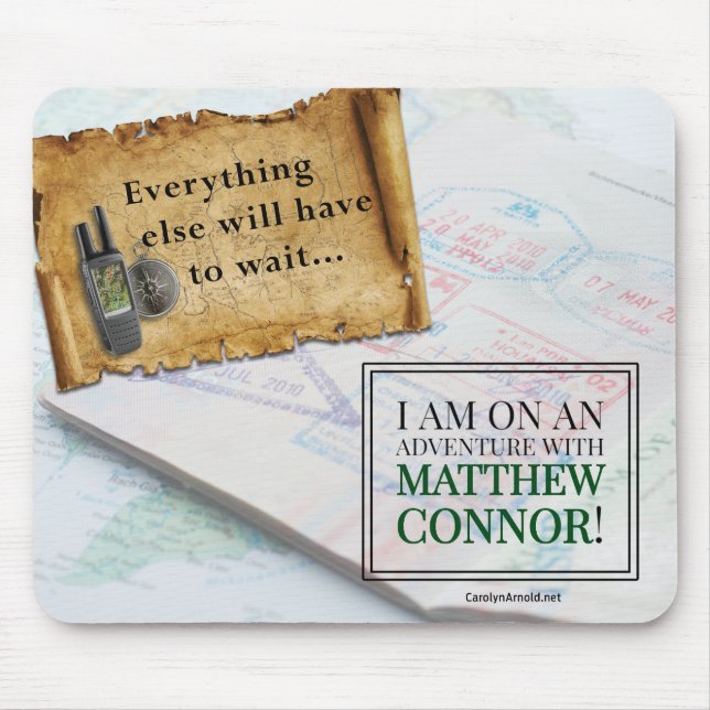 Abenteuer-Reihe Mausunterlage Matthews Connor Mousepad (Vorne)
