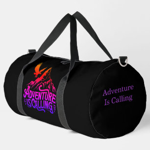 Abenteuer ruft Design Duffle Bag