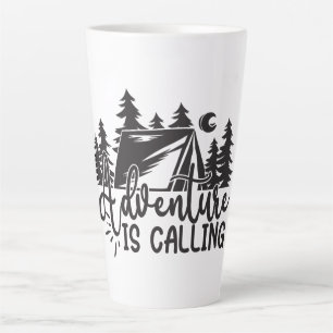 Abenteuer ruft milchtasse