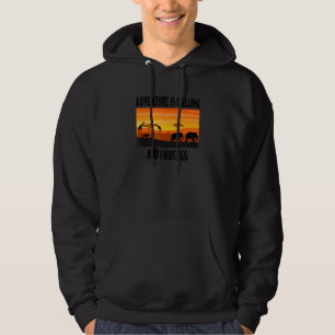 Abenteuer ruft Safari Hoodie