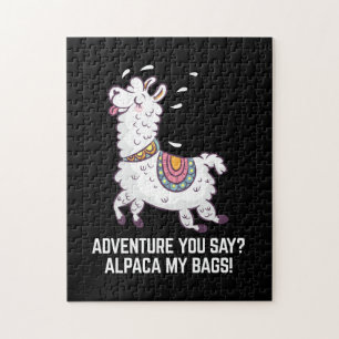 Abenteuer sagt ihr? Alpaca My Bags Puzzle