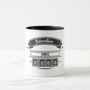 Abenteuer seit [Jahr] Individueller Kaffee Tasse