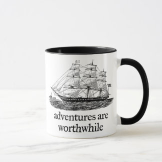 Abenteuer sind lohnende Reise-Tasse Tasse