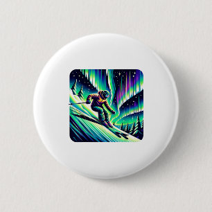 Abenteuer-Skifahren unter Nordlichtern Button