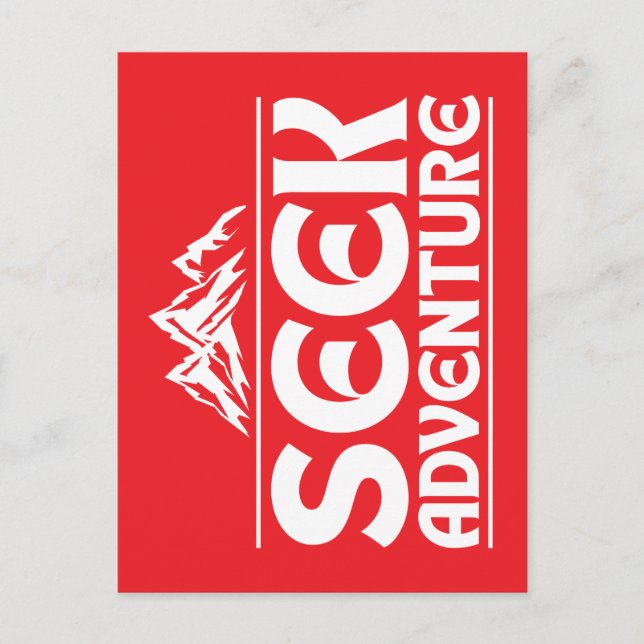 ABENTEUER SUCHEN POSTKARTE (Vorderseite)