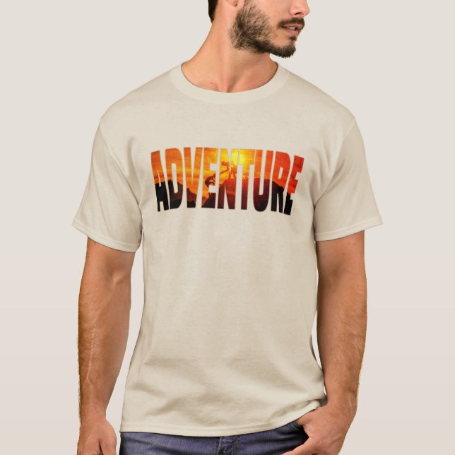 Abenteuer Sunset T - Shirt (Vorderseite)