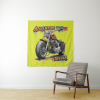 Abenteuer-Traumfahrt / Vintage-Chopper-Motorrad