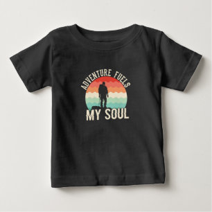 Abenteuer treibt mein Soul - wandern, erkunden, wi Baby T-shirt