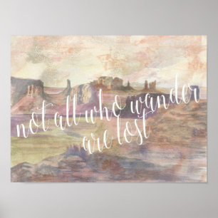 Abenteuer-Typografie IV Poster