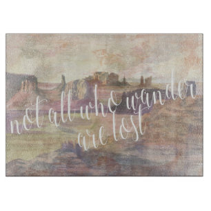 Abenteuer-Typografie IV Schneidebrett