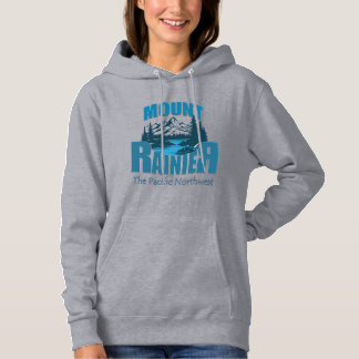 Abenteuer-Typografie Mount Rainier | Wortkunst-Des Hoodie