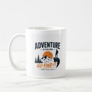 Abenteuer- und Outdoor-Entdecker-Design Kaffeetasse