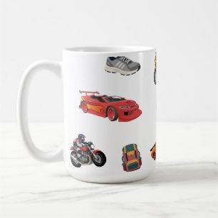 Abenteuer- und Rennsport-Enthusiast Klebfolie Kaffeetasse