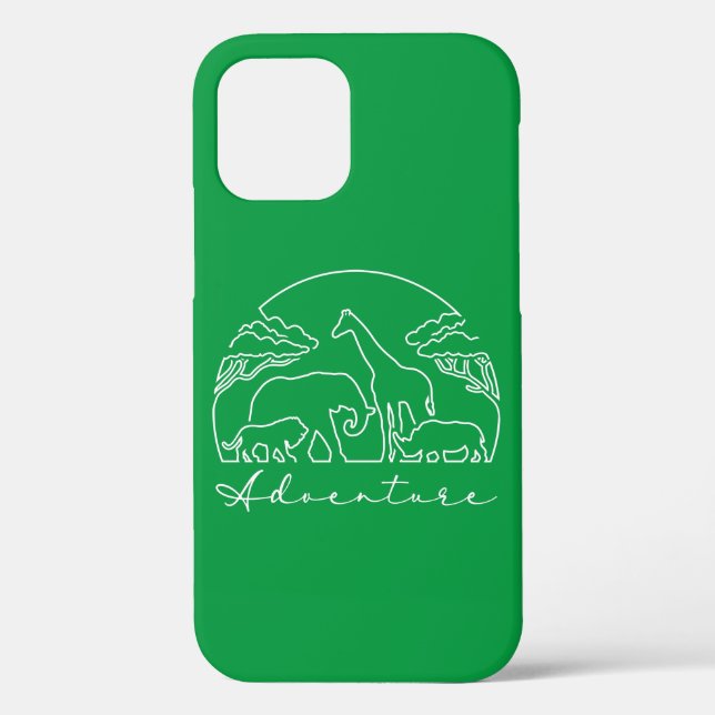 Abenteuer und Safari in Afrika Case-Mate iPhone Hülle (Rückseite)