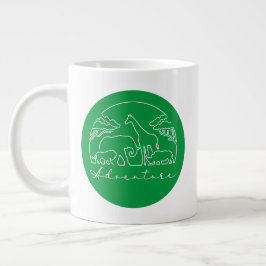 Abenteuer und Safari in Afrika Jumbo-Tasse