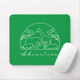 Abenteuer und Safari in Afrika Mousepad