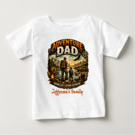 Abenteuer-Vater-Shirt – Vintage Outdoor-Camping  Baby T-shirt