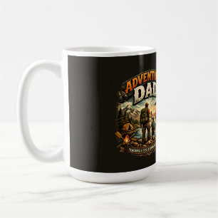 Abenteuer-Vater-Shirt – Vintage Outdoor-Camping Kaffeetasse