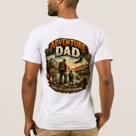 Abenteuer-Vater-Shirt – Vintage Outdoor-Camping  T-Shirt