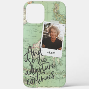 Abenteuer Vintage-Karte stilvolle Retro-Foto Case- Case-Mate iPhone Hülle