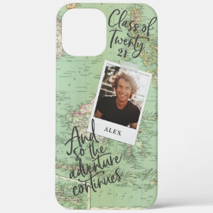 Abenteuer Vintage-Karte stilvolles Foto-Abschluss Case-Mate iPhone Hülle