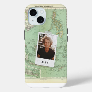 Abenteuer Vintage-Karte stilvolles Foto-Abschluss Case-Mate iPhone Hülle