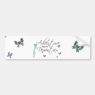 Abenteuer vor Demenz-Autoaufkleber Autoaufkleber