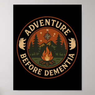 Abenteuer vor Demenz Camping Poster