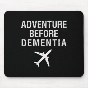 Abenteuer vor Demenz Gewitter Flugzeug Retir Mousepad