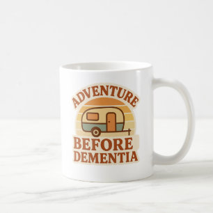 Abenteuer vor Demenz Retro-Wohnwagen-Camping Mu Kaffeetasse