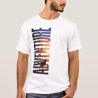 Abenteuer-Wander-Hund-Natur-T-Shirt T-Shirt