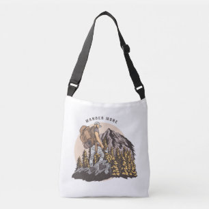 Abenteuer Wandern Bossica Crossbody Tote Beag Tragetaschen Mit Langen Trägern