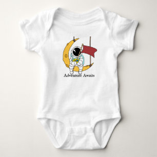 Abenteuer warten  baby strampler