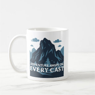 Abenteuer warten kaffeetasse