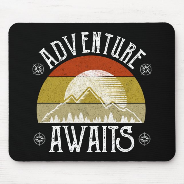 Abenteuer warten mousepad (Vorne)